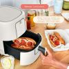 3 Qt Air Fryer with TurboCrisp Technology, White Icing